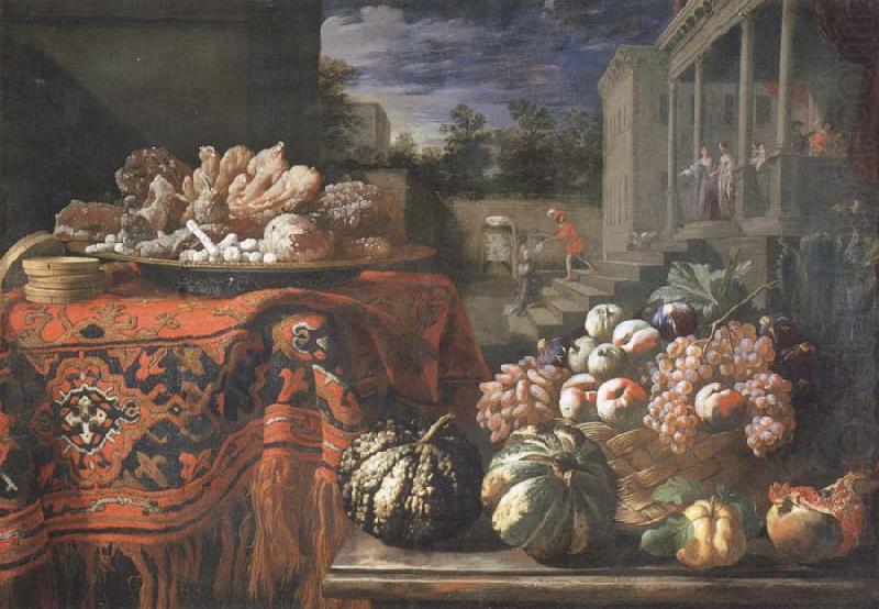 Pier Francesco Cittadini Style life with fruits and sugar work china oil painting image